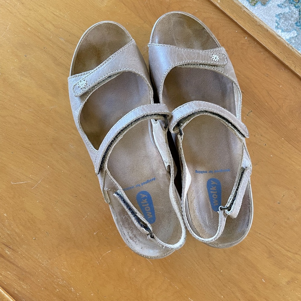Wolky sandals, size 9 US